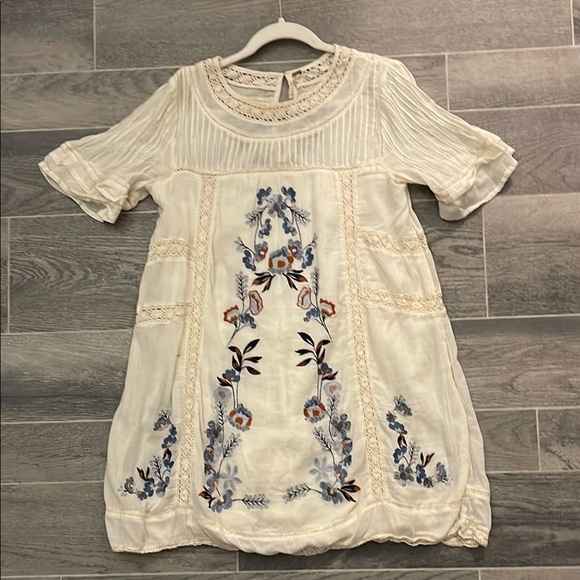 Free People Cream Lace Dress - Picture 2 of 15